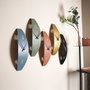 Wallity Reloj de Pared Decorativo de Metal Verde APS137MGS